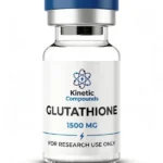 Kinetic Compounds Glutathione 10mg lyophilized research compound vial label