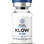 Kinetic Compounds KLOW Blend 80mg lyophilized multi-compound tissue repair research blend vial label