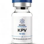 Kinetic Compounds KPV 10mg lyophilized research peptide vial label