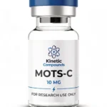 Kinetic Compounds MOTS-c 10mg lyophilized mitochondrial peptide vial label