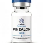 Kinetic Compounds Pinealon 10mg lyophilized research peptide vial label