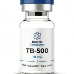 Kinetic Compounds TB-500 10mg lyophilized research peptide vial label