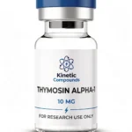 Kinetic Compounds Thymosin Alpha-1 10mg lyophilized immune research peptide vial label