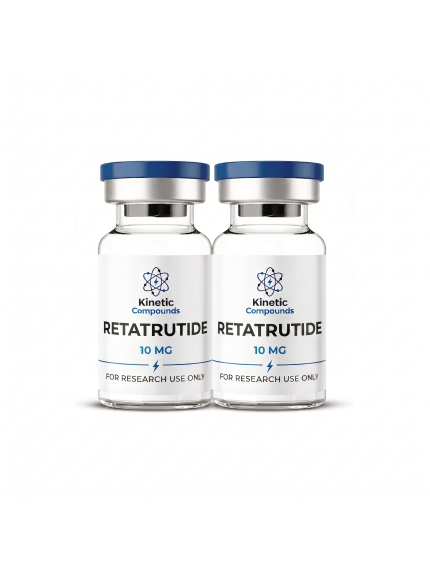 Kinetic Compounds Retatrutide Starter Kit — 2x Retatrutide 10mg with bacteriostatic water and syringes research peptide bundle