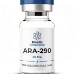 Kinetic Compounds ARA-290 10mg lyophilized EPO-derived research peptide vial label