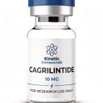 Kinetic Compounds Cagrilintide 10mg lyophilized amylin analog research peptide vial label