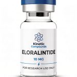 Kinetic Compounds Eloralintide 10mg lyophilized amylin analog research peptide vial label