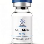Kinetic Compounds Selank 10mg lyophilized anxiolytic nootropic research peptide vial label